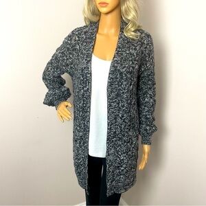 Lauren Conrad Duster Cardigan – Size Small – Black & White